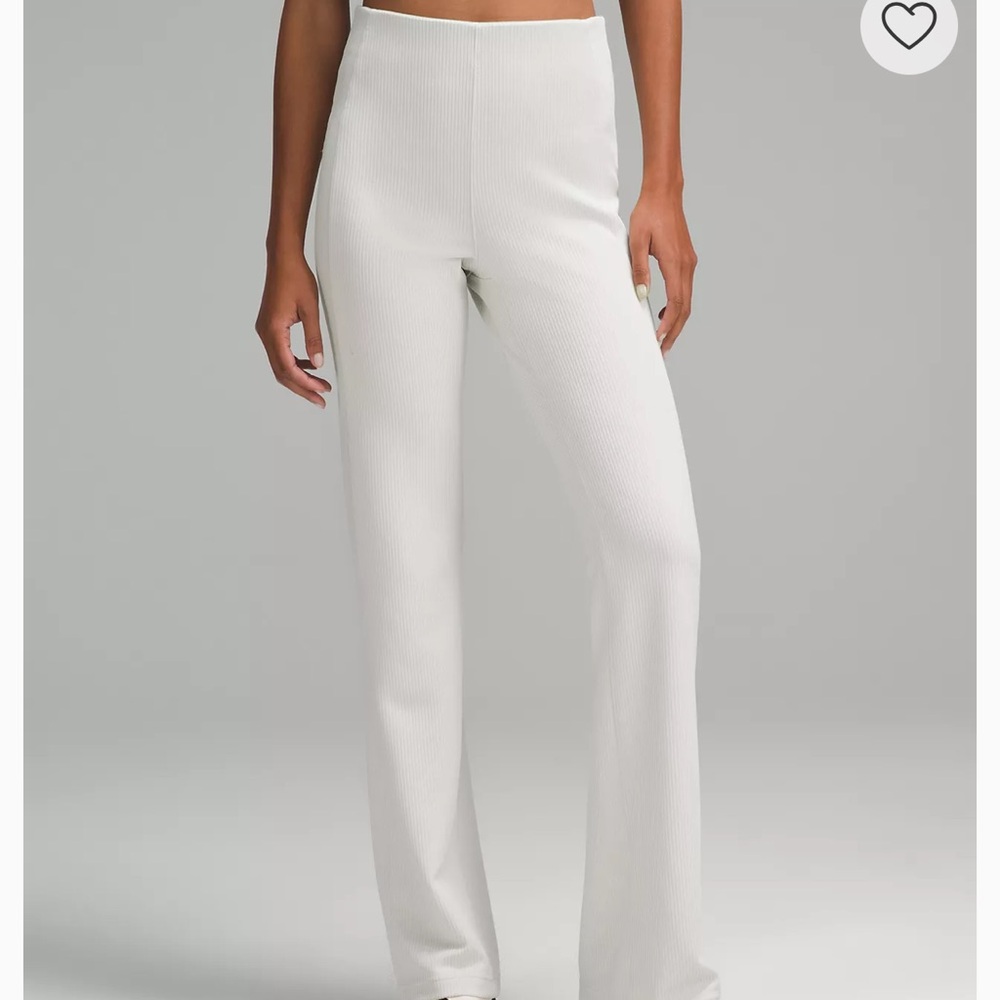 lululemon athletica Straight-Leg Pants in Ivory